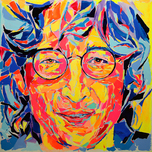 Federico Lopez Federico Lopez John Lennon (Original) (Gallery Wrapped)