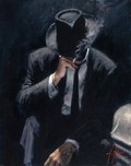 Fabian Perez Prints for Sale Fabian Perez Prints for Sale Buenos Aires Night (Smoking Under the Light)