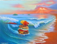 Jim Warren Fine Art Jim Warren Fine Art Cheeseburger in Paradise