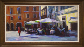 City Impressionism Originals and Prints City Impressionism Originals and Prints Ciao Bella (SN) (Framed)