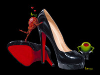Godard Olive Art Godard Olive Art I Love My Heels (G)