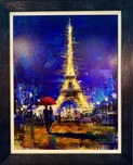 City Impressionism Originals and Prints City Impressionism Originals and Prints Beautiful City of Lights (Paris) (SN) (Framed)