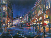City Impressionism Originals and Prints City Impressionism Originals and Prints London Rain (SN)