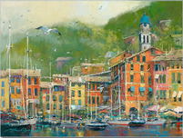 James Coleman Art James Coleman Art Portofino Coast (SN) (Large)