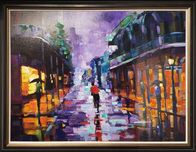 City Impressionism Originals and Prints City Impressionism Originals and Prints Royal Street (PP) (Framed)