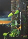Godard Wine Art Godard Wine Art Rustic Lands (Framed)