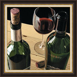 Arvid Wine Art Arvid Wine Art Two to Choose (SN) (Framed)