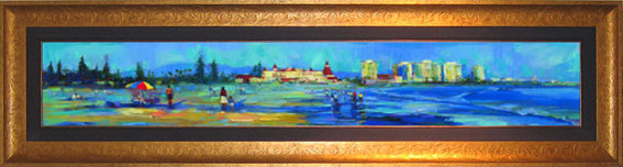 City Impressionism Originals and Prints City Impressionism Originals and Prints Coronado Beach Walks (SN)