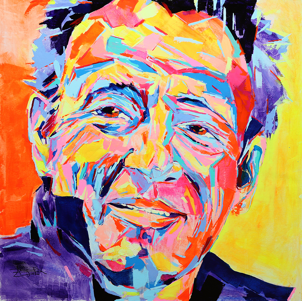 Federico Lopez Bruce Springsteen (Original) (Gallery Wrapped)