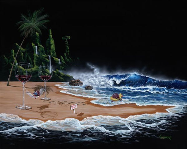 Michael Godard Paradise (Mural)