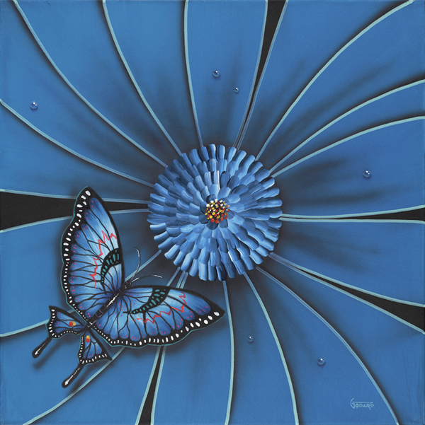 Michael Godard Blue Butterfly (G)