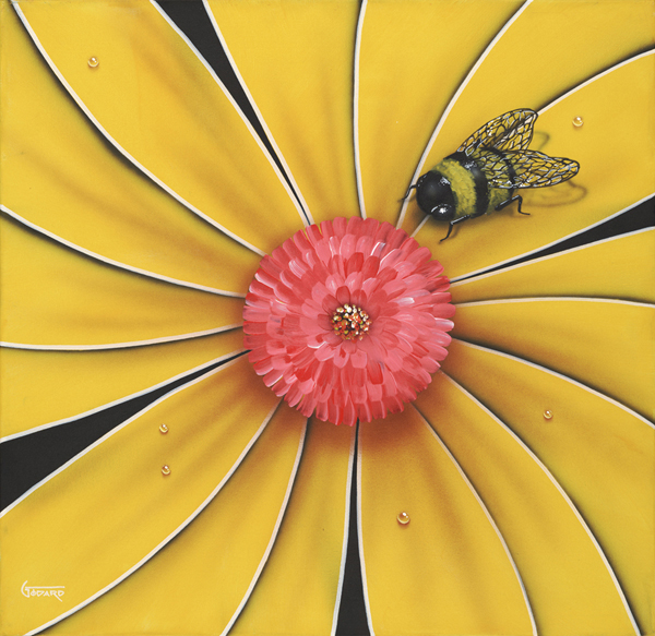 Michael Godard Yellow Bumble Bee (SN)