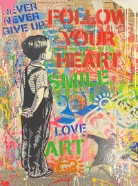 Artist Mr. Brainwash portrait