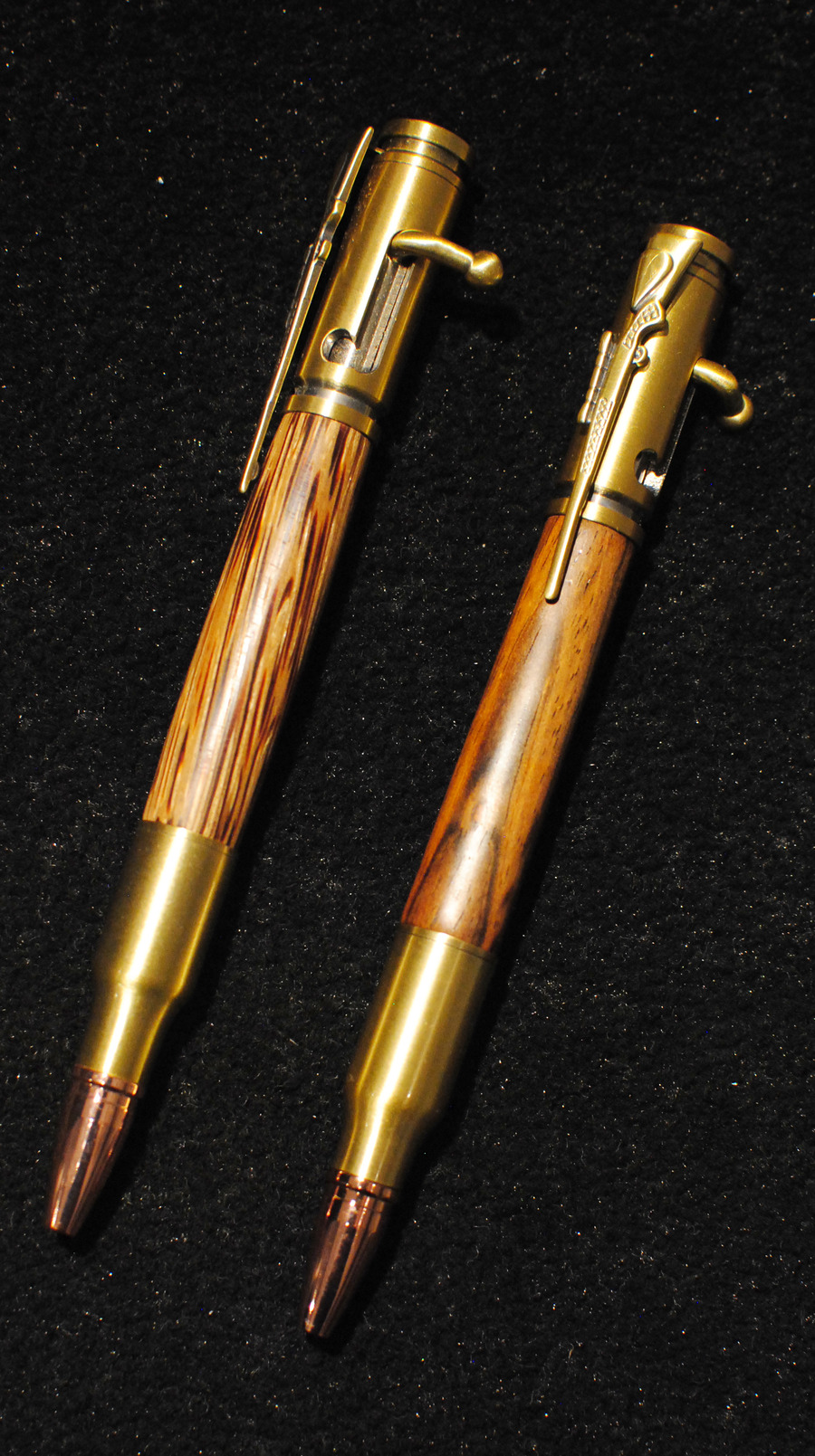 Beautiful Brazilian Rosewood custom turned bolt action rifle pen in ...