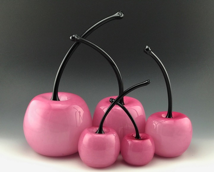 Artist Donald Carlson Pink Cherries