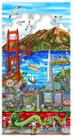 Charles Fazzino Art Charles Fazzino Art High Over San Francisco (Framed) (DX) 