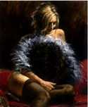 Fabian Perez Fabian Perez Abanico de Plumas