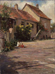 Leonard Wren Leonard Wren Burgundy Afternoon (SN) unframed