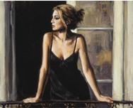 Fabian Perez Fabian Perez Balcony at Buenos Aires VIII