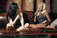 Fabian Perez Fabian Perez Blonde and Brunette