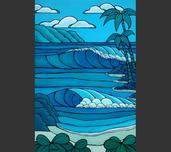 Heather Brown Art Heather Brown Art Blue Waimea (AP)