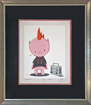 Fabio Napoleoni  Fabio Napoleoni  Being a Punk (OE) (Mini Print) (Framed)