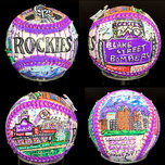 Charles Fazzino Art Charles Fazzino Art Colorado Rockies Baseball With Case