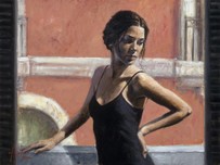 Fabian Perez Fabian Perez Christine at the Balcony