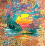 Artist James Coleman Artist James Coleman Emerald Sunset 