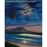 Walfrido Garcia Art Walfrido Garcia Art Evening of Peace Diamond Head (AP)