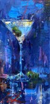 Michael Flohr Art Michael Flohr Art Sapphire Martini (Original) (Framed)