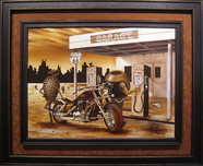 Michael Godard Biography Michael Godard Biography Historic Route 66 (Original) (Framed)