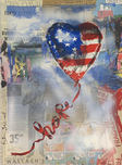 Mr. Brainwash Mr. Brainwash Hope (UNQ) (Framed) 