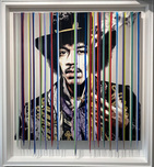 Fine Artwork On Sale Fine Artwork On Sale Icon Glamour (Jimi Hendrix) (Framed)