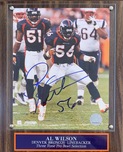 Fine Artwork On Sale Fine Artwork On Sale Al Wilson Denver Broncos Line Backer Plaque (Signed)