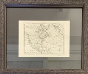 Fine Artwork On Sale Fine Artwork On Sale Antique Map from the 1800s (Framed)