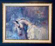 Henry Asencio Art Henry Asencio Art Monet's Sunset (Original) (Framed)