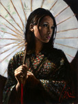 Fabian Perez Fabian Perez Michiko II with White Umbrella