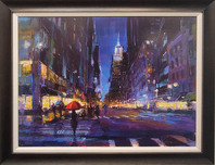 Michael Flohr Art Michael Flohr Art New York City Rain (SN) (Framed)