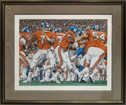Fine Artwork On Sale Fine Artwork On Sale Broncos: Mile High Broncos (Framed)