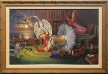 Michael Cheval Michael Cheval Train of Thoughts (SN) (Framed)