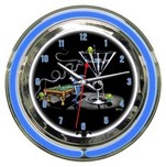 Godard Merchandise Godard Merchandise Pool Shark 2- Neon Clock (Small) 