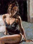 Fabian Perez Fabian Perez Renee On Bed III