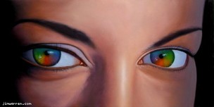 Jim Warren Fine Art Jim Warren Fine Art Rainbow Eyes