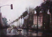 Aldo Luongo Aldo Luongo Rainy Day on Wilshire Blvd.