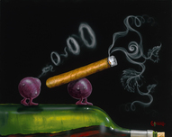 Godard Wine Art Godard Wine Art Smoking Grapes (SN)