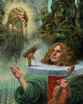 Michael Cheval Michael Cheval Stairway to Heaven with Robert Plant (SN)