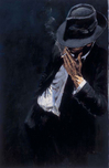 Fabian Perez Fabian Perez Study for Man in Black Suit (AP)