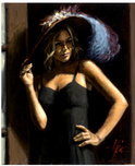 Fabian Perez Fabian Perez Study for Girl with Hat