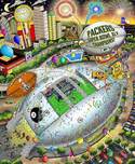 Charles Fazzino Art Charles Fazzino Art Super Bowl XLV: Dallas (DX)